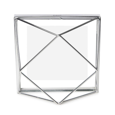 Umbra Prisma cadre photo 7x15x15cm acier chromé