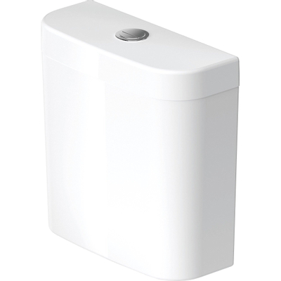 Duravit HappyD 2 Réservoir WC complet avec raccord dessous gauche 4.5/3l dualflush avec Wondergliss blanc