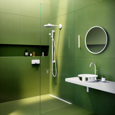Hansgrohe Flowstar Axor S P- S- beker - sifon - wit