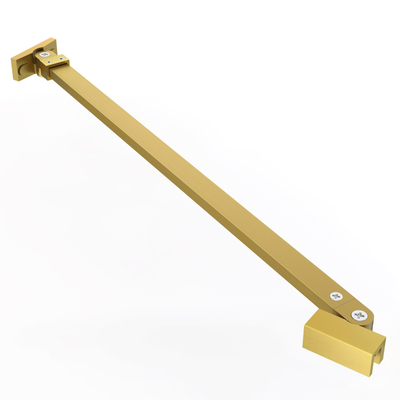 FugaFlow Eccelente Vetro Losse Stabilisatiestang - 120cm - draaibaar - geborsteld messing