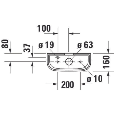 Duravit Happy D.2 Duoblokreservoir + binnenwerk - met onderaansluiting links 4.5/3L - dualflush - met wondergliss - wit