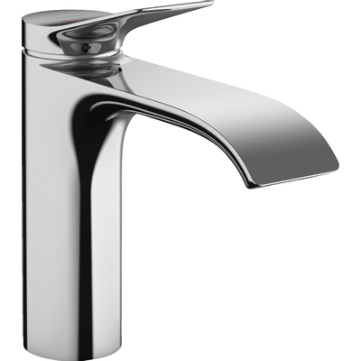 Hansgrohe VIVENIS Eengreeps wastafelmengkraan - 110 - coolstart - met PopUp - trekwaste - hoogglans chroom