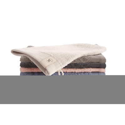 Walra Soft Cotton Gant de toilette set de 2 16x21cm 550 gm2 Anthracite MODÈLE D'EXPOSITION