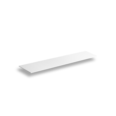 Clou Hammock plan supérieur 180x50x1cm pour meuble à tiroirs/cadre sans vasque blanc