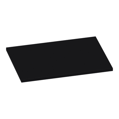 BRAUER Ocean Slim Plan sous vasque - 59.4x46x1.8cm - Noir mat