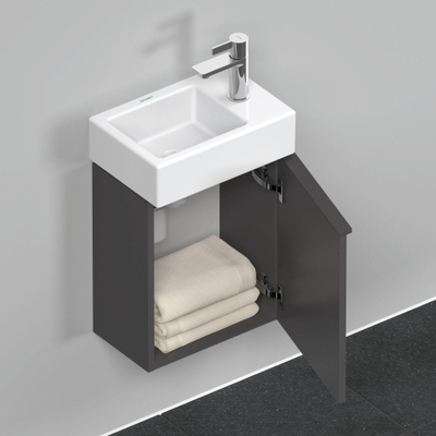 Duravit D-neo Meuble sous vasque 36.4x22.2x44cm 1 porte Graphite mat