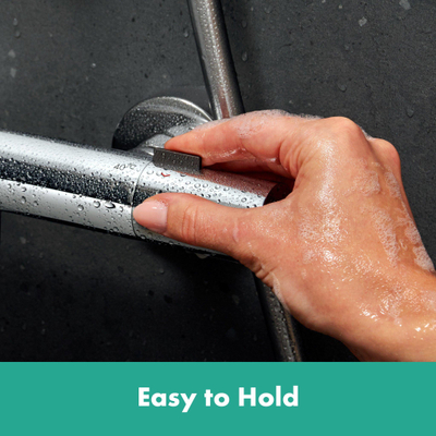 Hansgrohe Pulsify S Puro Puro1jet - showerpipe - ecosmart - 260 - thermostatisch - 3jet - handdouche en doucheslang - 160cm - thermostaat - chroom (zwart)