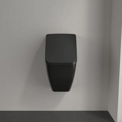 Villeroy & Boch Subway 3.0 closetzitting - met quickrelease - met softclose pure - afneembaar - mat zwart
