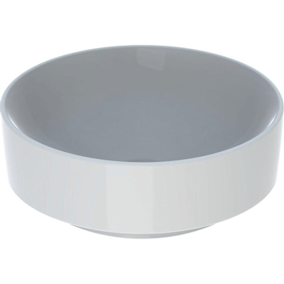 Geberit VARIFORM opzetwastafel rond - 40cm - zonder overloop - glans wit