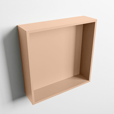 MONDIAZ EASY Nis - 29.5x29.5cm - geschikt voor in- of opbouw - 1 vak - kleur Rosee | Rosee