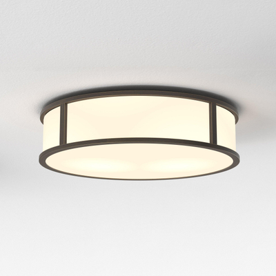 Astro Mashiko Round 300 Plafonnier 30x30x9cm IP44 douille E27 bronze