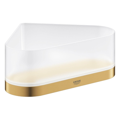 GROHE Selection Porte-savon de douche - 17x17x20x8.5cm - modèle d''angle - montage mural - brushed cool sunrise