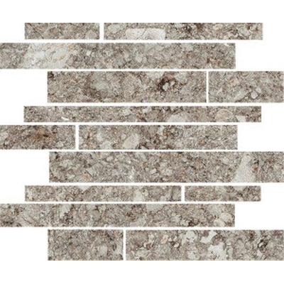 Vtwonen Composite mozaïektegel - 30x30cm - 9mm - vierkant - decor - R10 - terrazzo - mat dark grey (grijs)