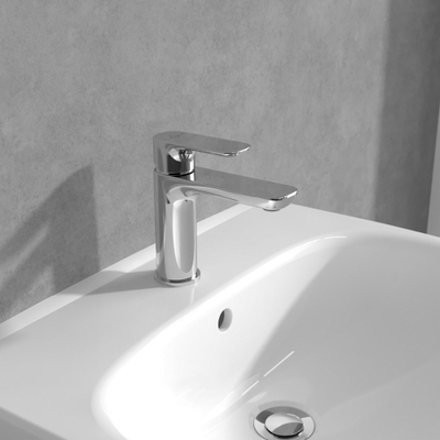 Villeroy & Boch O.novo wastafelkraan - 50x155mm - zonder waste - hoogglans chroom