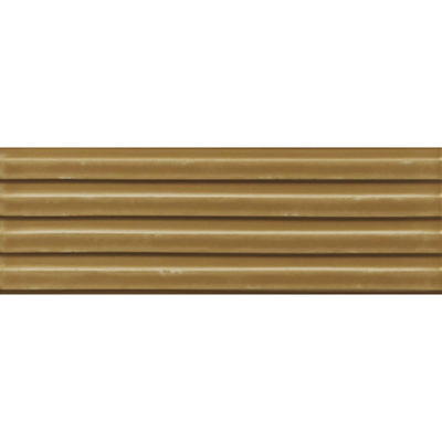 Terravito Ornato Ochre Mur en céramique - 10x30.5cm - 8.6mm - Jaune