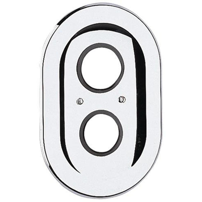 GROHE rosace de finition chromée