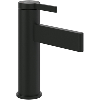 Villeroy & Boch Dawn 1 greeps wastafelkraan - zonder pop up afvoergarnituur - mat zwart