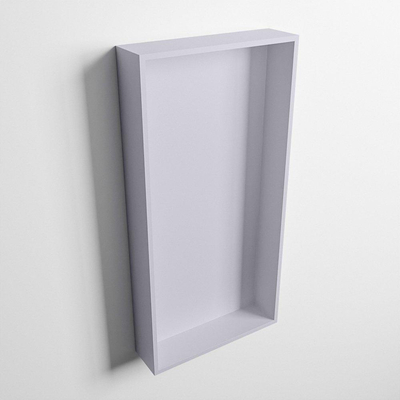 Mondiaz Easy nis 29.5x59.5x8cm voor Inbouw/opbouw 1 open vak Solid surface Cale/Cale