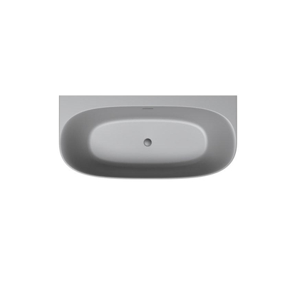 Riho Phatos Baignoire semi-autoportante - 170x80cm - Acrylique - Stone grey mat (gris)
