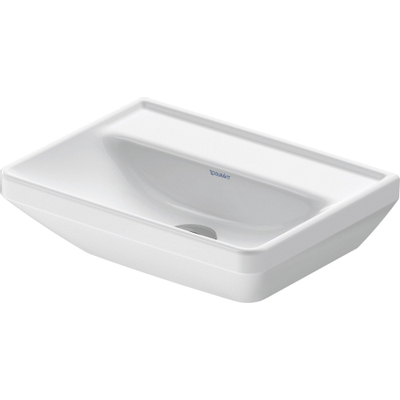 Duravit d-neo lavabo 45x33.5x13cm sans trou pour robinetterie rectangle céramique blanc