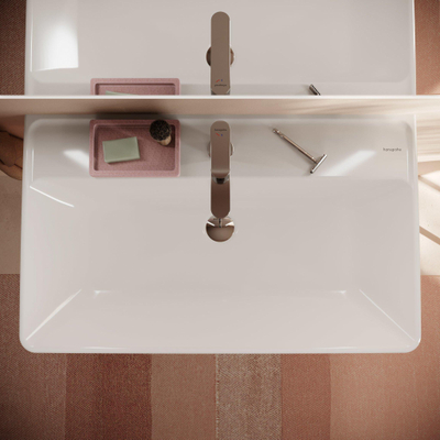 Hansgrohe Xilesa E meubelset 2la 780x470 met Xanuia wastafel 800 SlateMattGrey