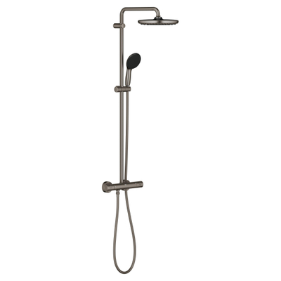 GROHE Vitalio Start doucheset - met thermostaat - geborsteld hard graphite (antraciet)