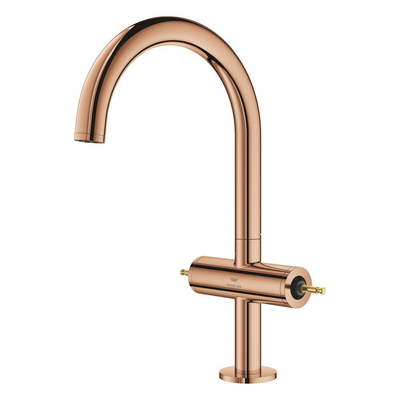 Grohe Atrio private collection L-size wastafelmengkraan z/grepen warm sunset