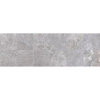 SAMPLE Metropol Iconic Decortegel 30x90cm 10.6mm gerectificeerd Grey