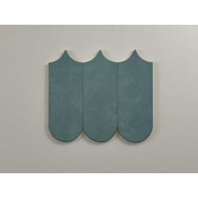 Terravito Evarno wandtegel - 8x21.5cm - Aqua mat (blauw)