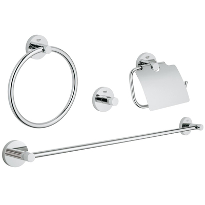 GROHE Essentials ensemble d’accessoires 4 en 1 chrome