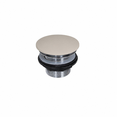 FugaFlow Eccelente Calma baignoire autoportante - 180x80 cm - solid surface - beige mat