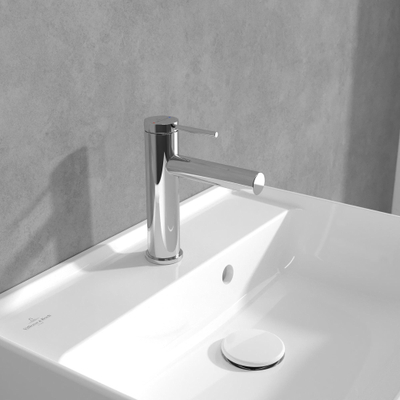 Villeroy & Boch Loop & Friends 1 greeps wastafelkraan - zonder waste - hoogglans chroom
