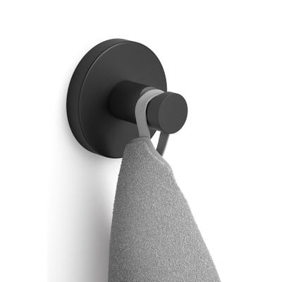 Zack SCALA Handdoekhaak - 6x5cm - enkel - zwart