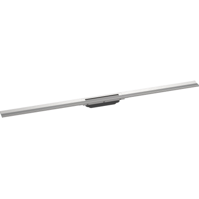 Hansgrohe RainDrain Flex Caniveau de douche - 120cm - raccourcissable - brushed stainless steel