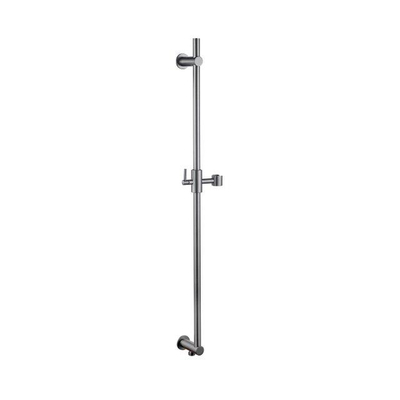 Fortifura Nebbio Badcombinatie-set - thermostaatkraan - inbouwdeel - glijstang - metalen doucheslang - staaf handdouche - uitbreiding inbouwdeel - uitloop - geborsteld gunmetal PVD