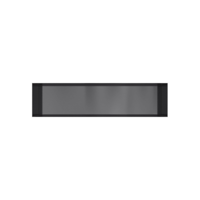 Hotbath &MORE Inbouwbox of inbouwnis - 30x120x10 - frameless - Geborsteld zwart PVD