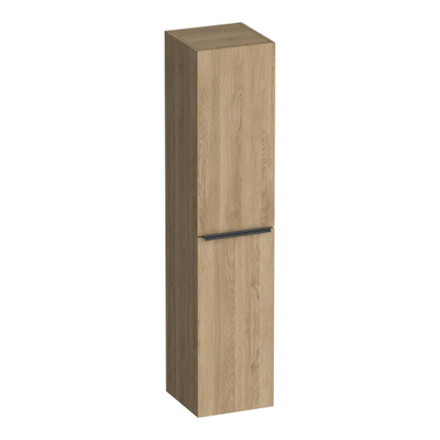 BRAUER Elevate armoire de salle de bains - 160x35x35cm - sans poignées rapportées - 2 portes - ouverture à gauche ou à droite - Sunlit