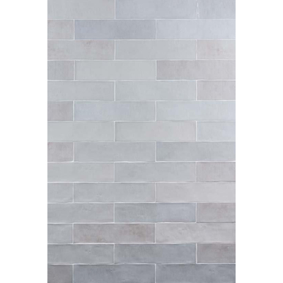 Douglas Jones Atelier Carrelage mural 6x25cm 10mm biscuit blanc Gris