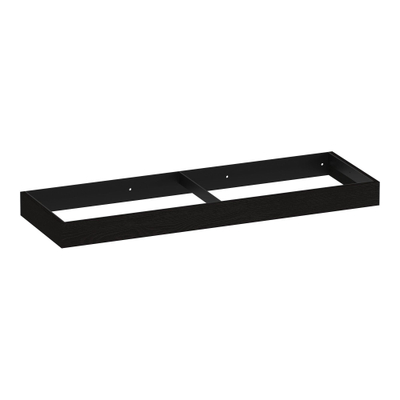 BRAUER Amaze meuble sous-lavabo 140 avec support de fixation intégré Timber Black