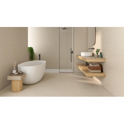 Ceralto Chipstone Terrazzo Carrelage mural - 30x90cm - 10.5mm - rectangle - rectifié - décor - beige