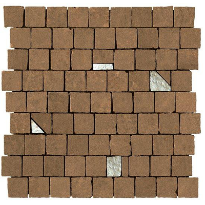 Ceralto Briano Urban Carreau mosaïque - 30x30cm - 10.0mm - rectifié - Terracotta