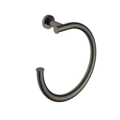 Hotbath &MORE Handdoekring AI - verouderd ijzer (zwart)