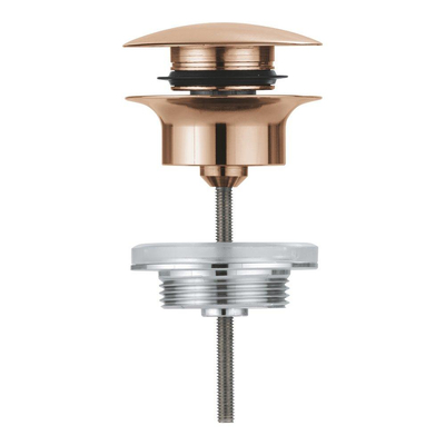 Grohe Afvoergarnituur - push-open - brushed warm sunset (koper)