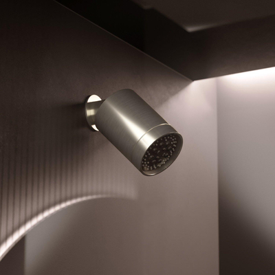 Hotbath Archie Beam Tête de douche - 3 jets - fixation murale - IX INOX316