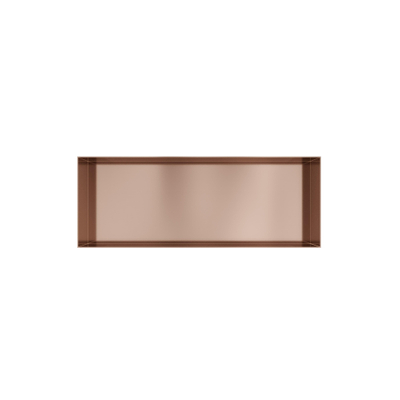 Hotbath &MORE Inbouwbox of inbouwnis - 30x80x10 - frameless - PVD - geborsteld koper