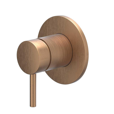 IVY Bond Partie apparente - pour mitigeur de douche encastré - - monocommande - rosace ronde - cuivre brossé mat PVD