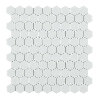 SAMPLE By Goof mosaïque hexagon white Carrelage mural Mosaïque Mat Blanc