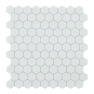 SAMPLE By Goof Mosaique Hexagonal White Carrelage mural - Blanc mat