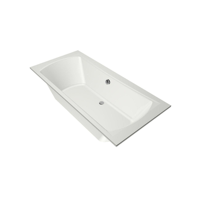 Xenz Robijn Baignoire Duo - 190x90x48 - bonde Centrale - acrylique - blanc mat