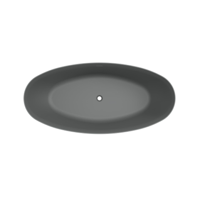 Arcqua Ica Baignoire îlot 170x80cm mat gris